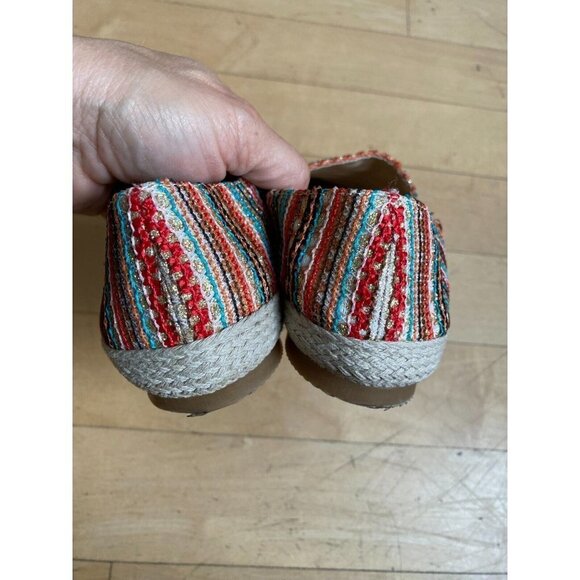 RON white Women Multi Stripe "Delilah" Espadrille Loafer - Picture 8 of 9